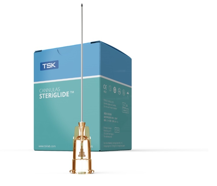 Cannula needle TSK Steriglide blunt tip